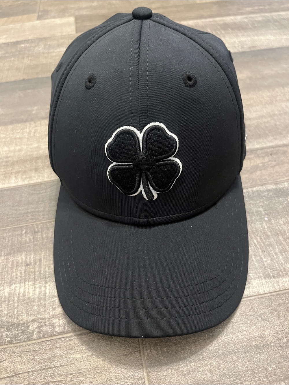 Men's Black Clover Patch Baseball Cap